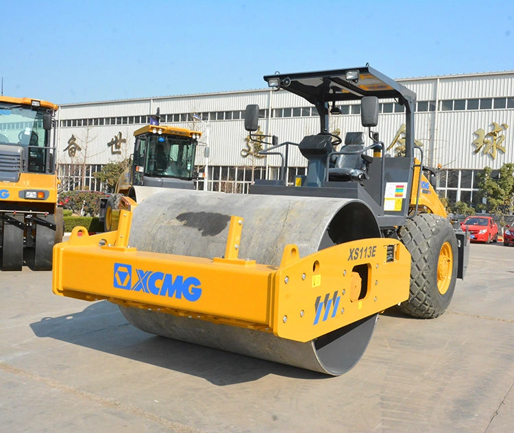 XCMG Official Cheap Single Drum Road Roller Xs113e Mini Road Roller Compactor Roller Machine Price