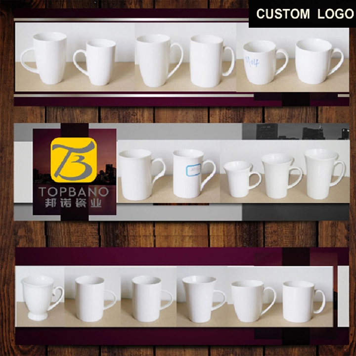 China Manufacturer Wholesale Sublimation 13.5oz Black Ceramic Mug White Coffee Mug Cup Sublimation