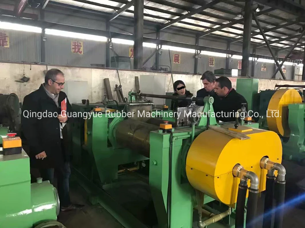 Rubber Two Roll Mill Stock Blender Rubber or Plastic Used Rubber Mixing Mill Lab Test Machine