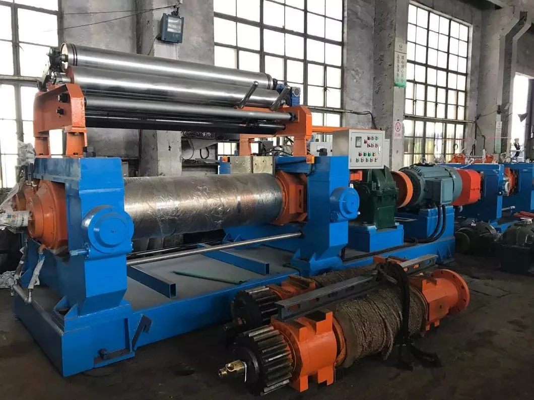 China Rubber Mixing Mill Series X (S) K-400 Two Roll Open Rubber Mixing Mill