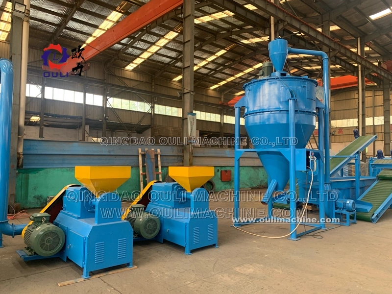 Tire Rubber Tile Production Line/Car Tire Rubber Powder Production Machine/Waste Tyre Recycling Line