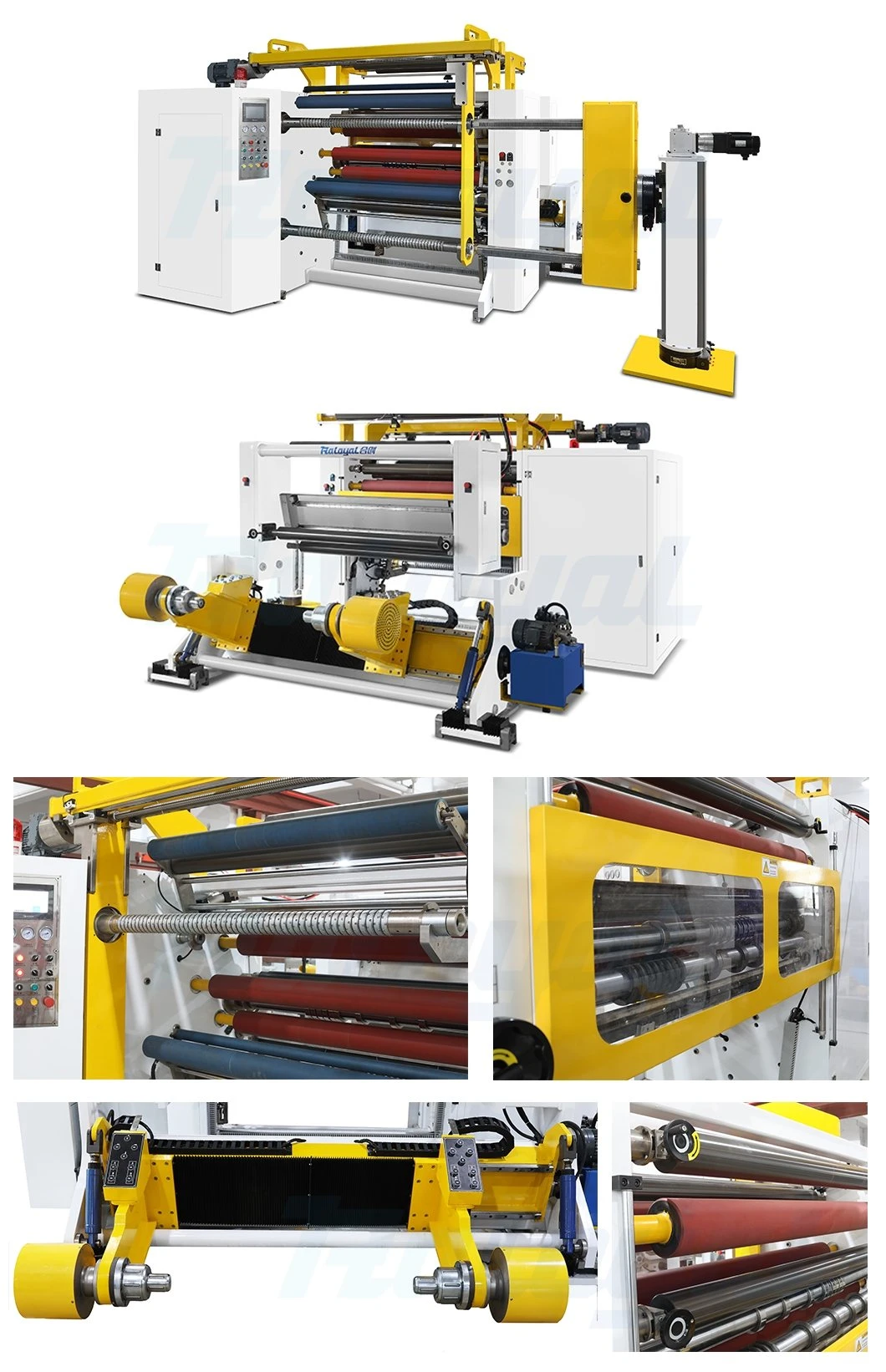 European Standard Paper Film Jumbo Roll Slitting Machine for Paper Factory