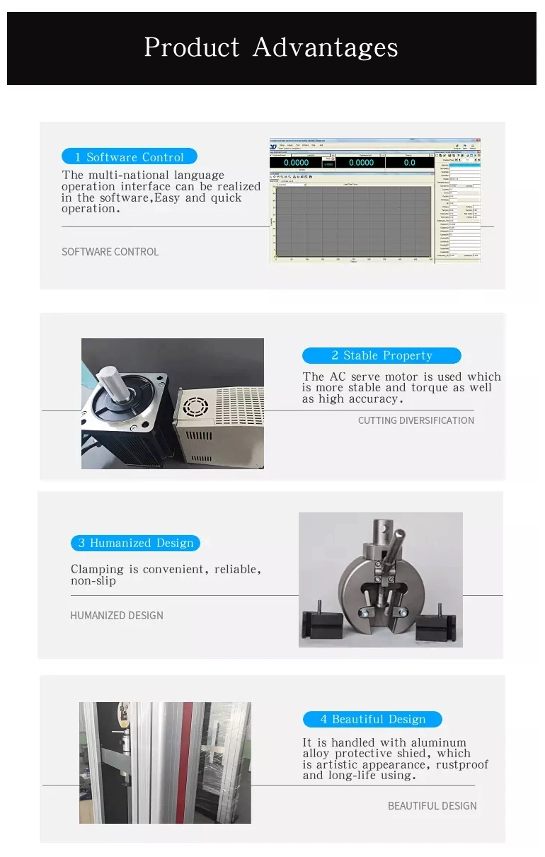 Microcomputer Controlled Electronic Universal Testing Machine Gantry Test Equipment Tensile Strength Tester