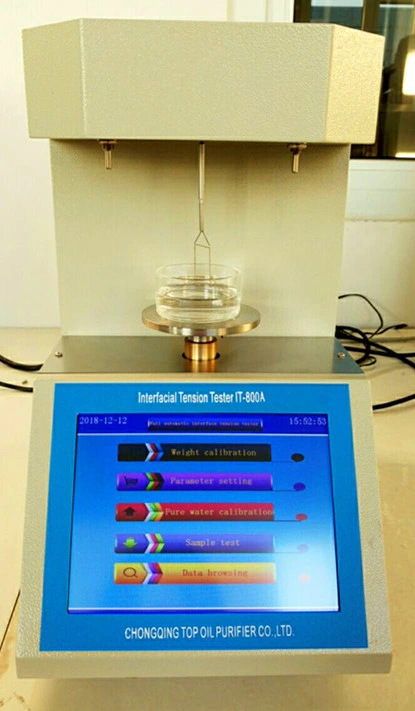 It-800A Fully Automatic Liquid Surface Tension Tester Oil Surface Tension Testing