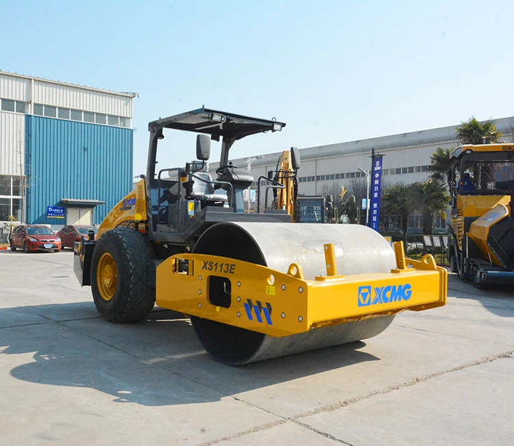 XCMG Official Cheap Single Drum Road Roller Xs113e Mini Road Roller Compactor Roller Machine Price