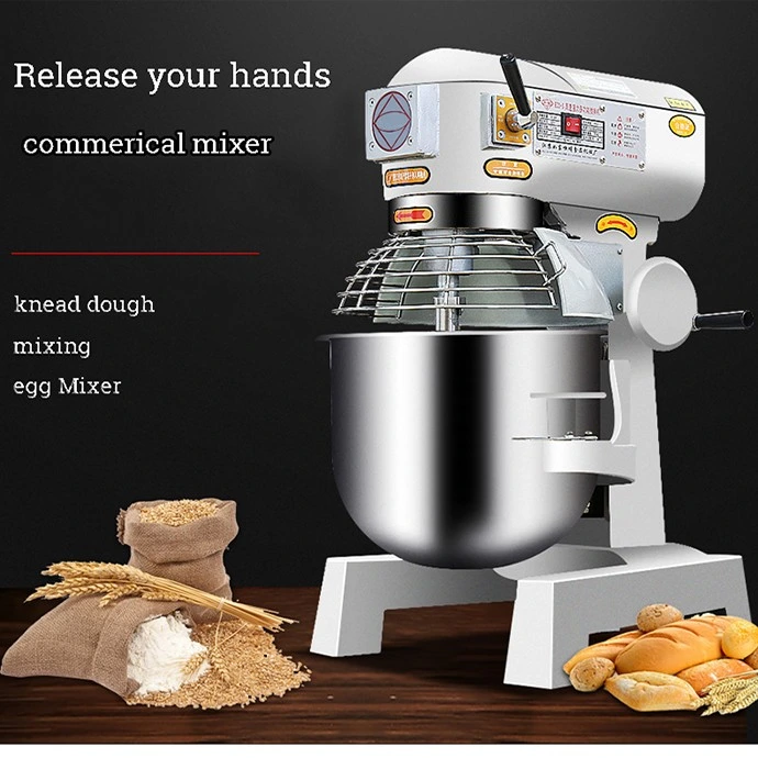 Domestic Electric Food Mixer 20L Heating Stainless Steel Sanitary Food Industrial Tank Agitator Food Dough Mixer