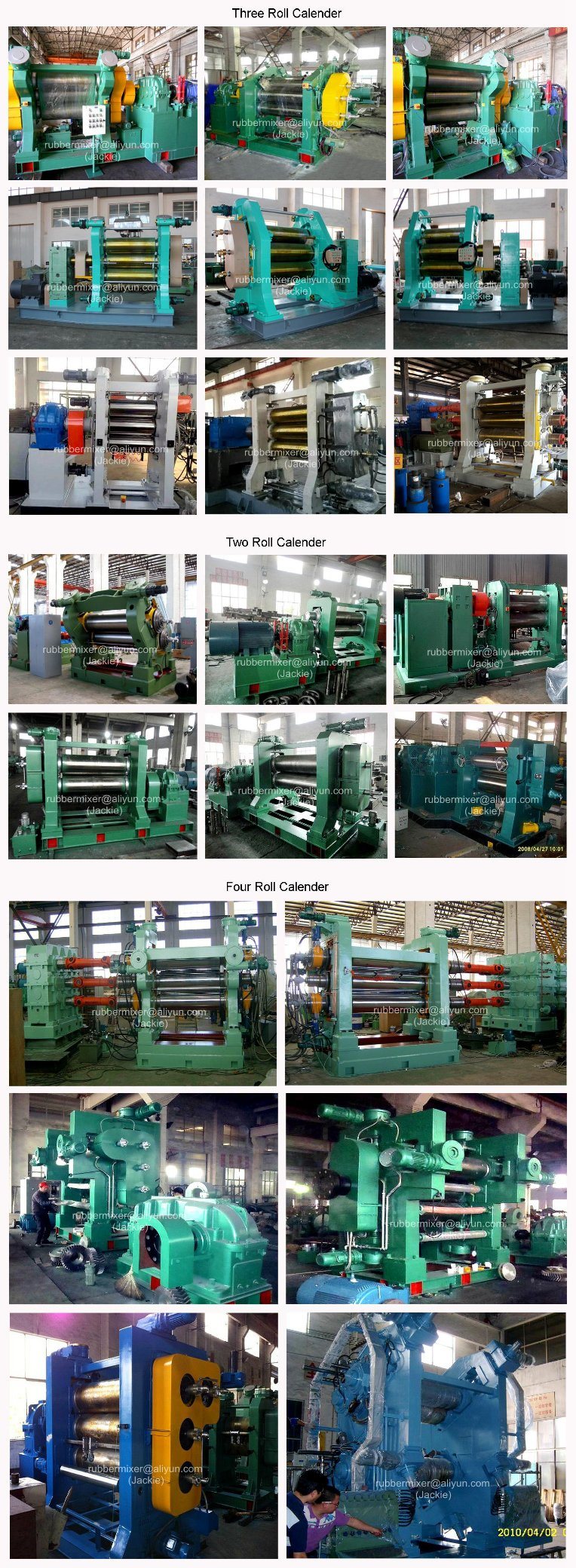 360 X 1120 Three Roll Mill Calender for Rubber Calendering