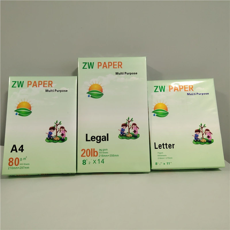 Multi-Purpose Copy Paper A4 80GSM 75GSM 70GSM A3 Size Letter Legal Size Office Paper Q211225