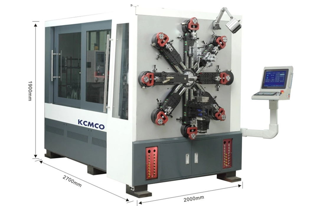 12 Axis CNC Versatile Spring Rotating Forming Machine& 4mm Tension/Torsion Spring Forming Machine