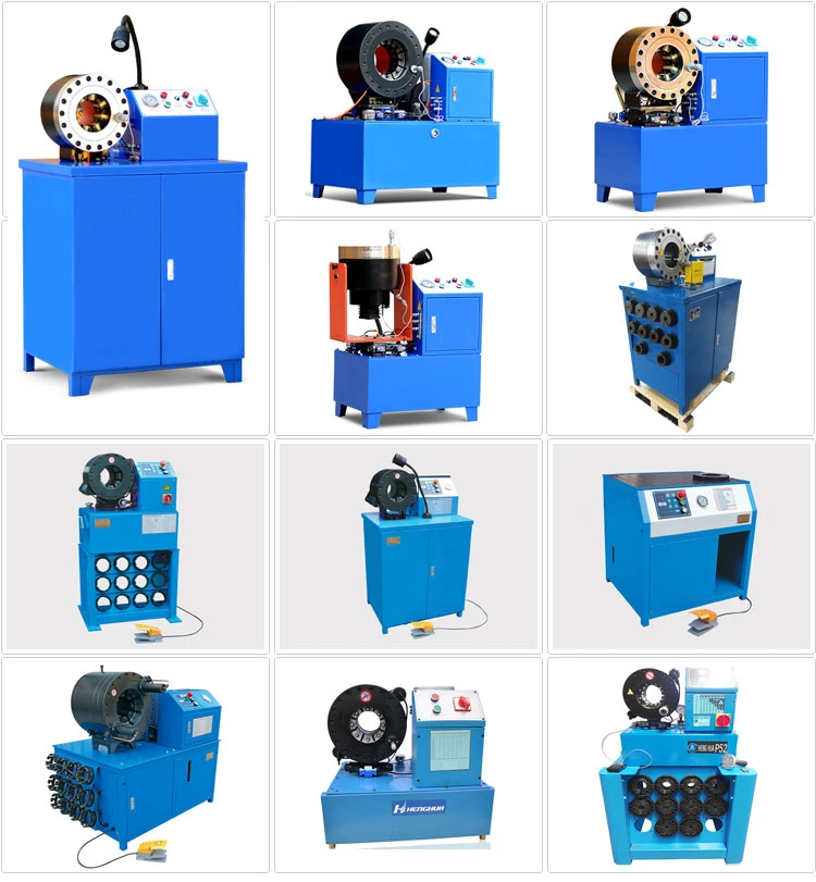 Working with Stability No Shaking No Blocking AC Hose Crimper Hydraulic Hose Press Parker Hydraulic Hose Crimper Hydraulic Hose Criming Machine