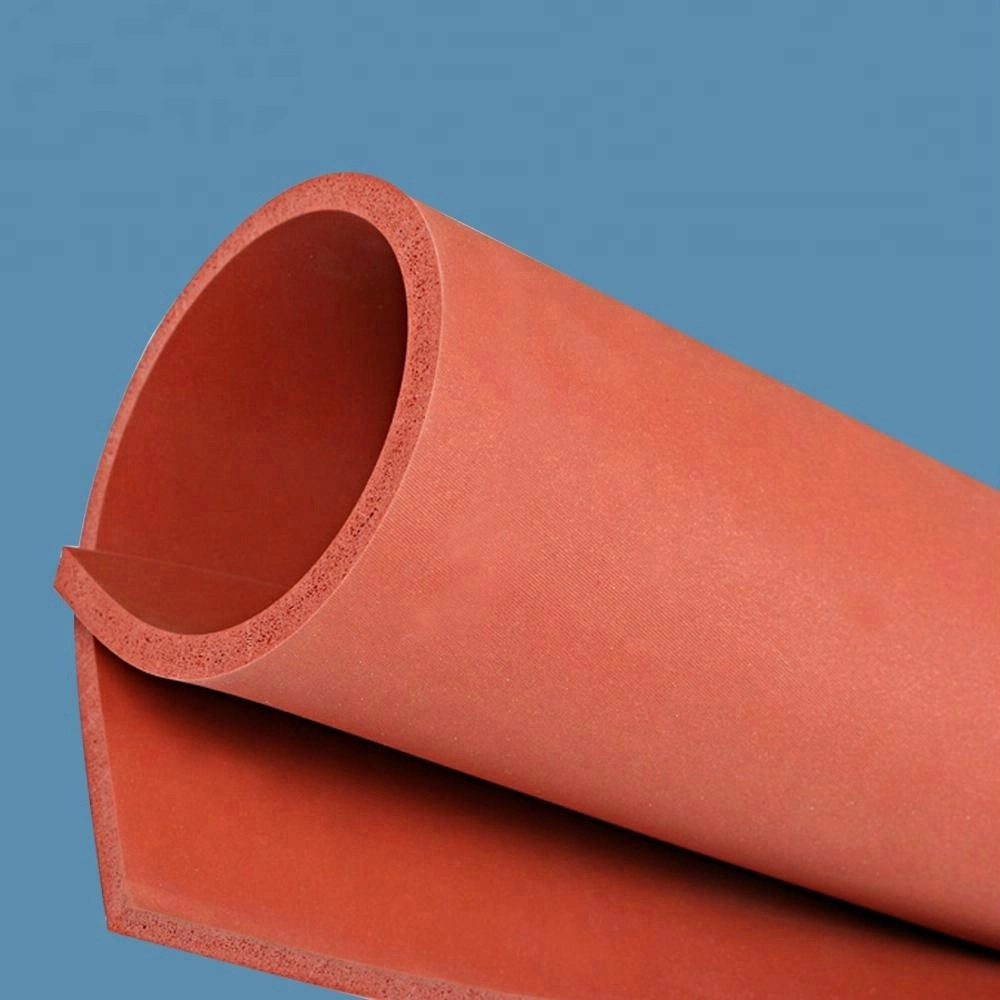 High Quality Heat Resistant Red Silicone Rubber Foam Sheet