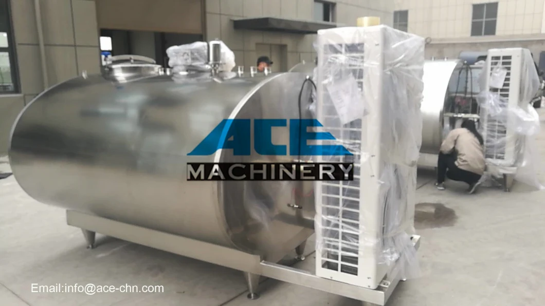 Stainless Steel Milk Cooling Tank Price for Milk Processing Line Milk Production Line