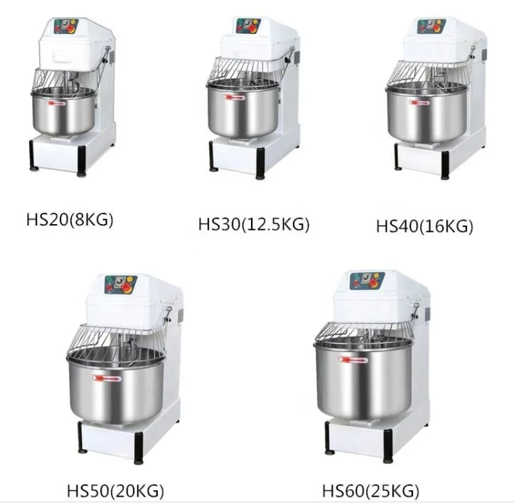 Commercial 20L Planetary Stand Spiral Mixer Dough Mixer Food Mixer for Bakery Shop