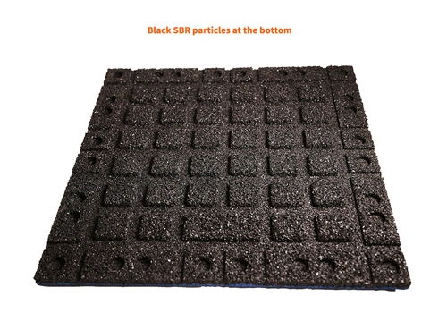 High Density EPDM&SBR Rubber Tiles Interlocking Gym Rubber Floor Mat and Playground Rubber Floor Tiles/Playground Rubber Tiles
