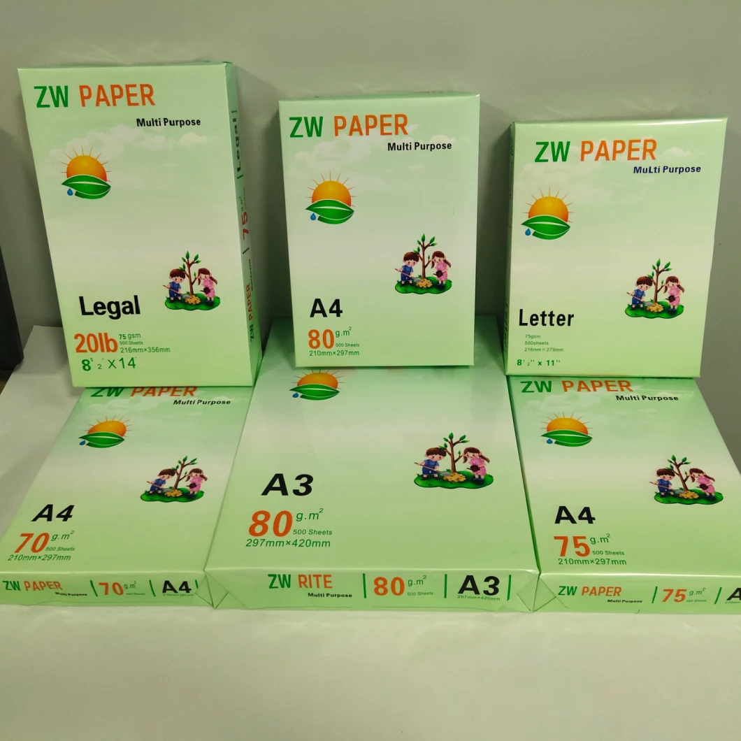 80GSM Copy Paper Recycled Double A4 Paper Copy Paper