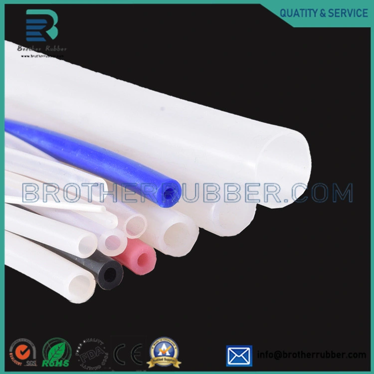 Food Grade Glass Fiber Braided Reinforced Silicone Hose, Clear Silicone Tube, Braided Hose