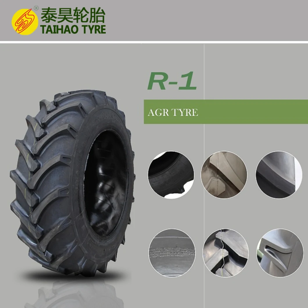 Agricultural Tractor R-1 Bias Nylon Tyre (14.9-28, 16.9-30, 18.4-34, 20.8-3823.1-26)