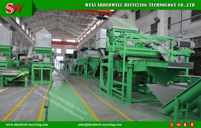 Top Quality Rubber Crumb Recycling Plant for Car/Truck/OTR Tire Cutting