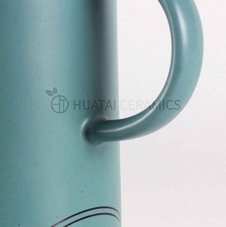 11oz Ceramic Stoneware Color Glaze Coffee Mug with Custom Logo Daily Use Tea Cup