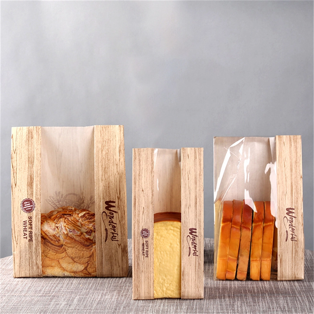 Personalized Wax Oil Proof French Baguette Paper Bread Bag