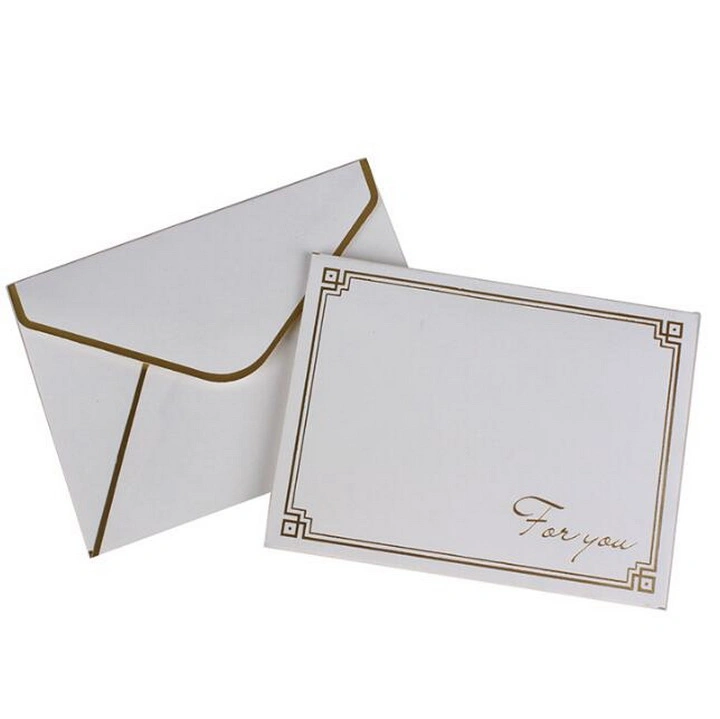 Concise Style Thank You Card/Thanksgiving Greeting Card/Simple Foil Thank You Card