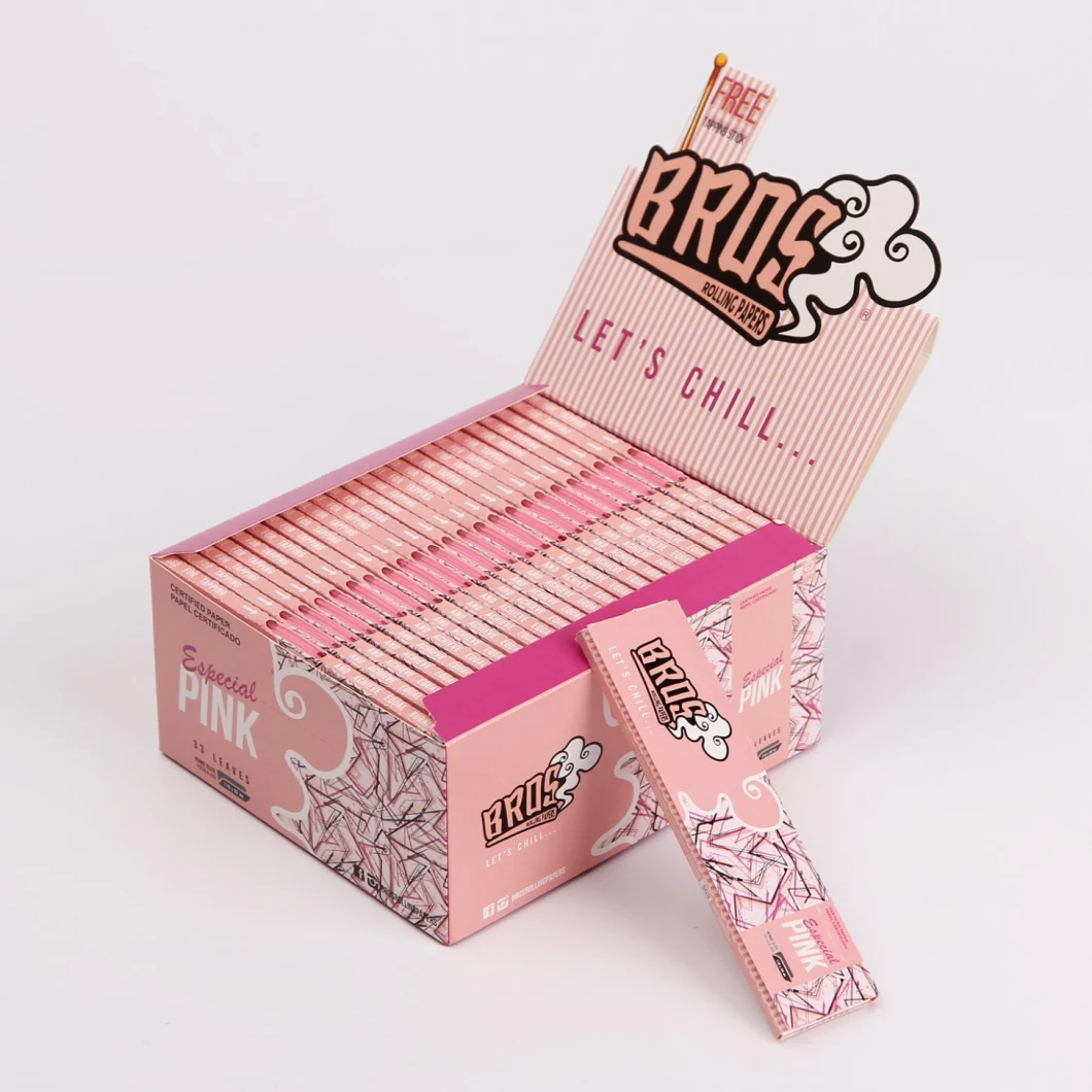 New Style Dragon Bros Rolling Paper with Pink Packing for Smoking