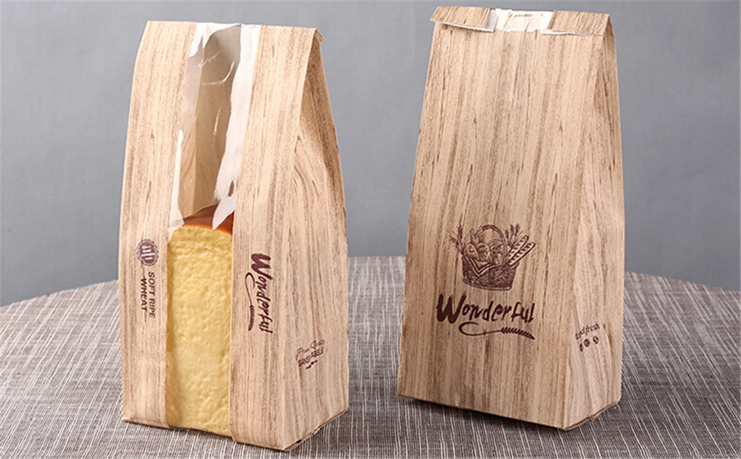 Personalized Wax Oil Proof French Baguette Paper Bread Bag