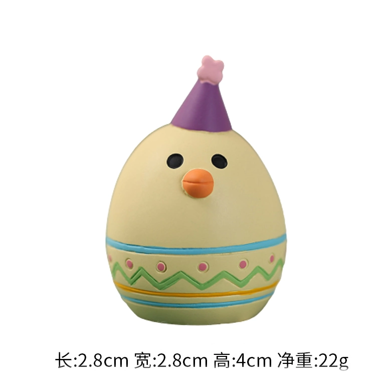 Resin Easter Chick Eggs Easter Decors Figurines for Party Home Holiday