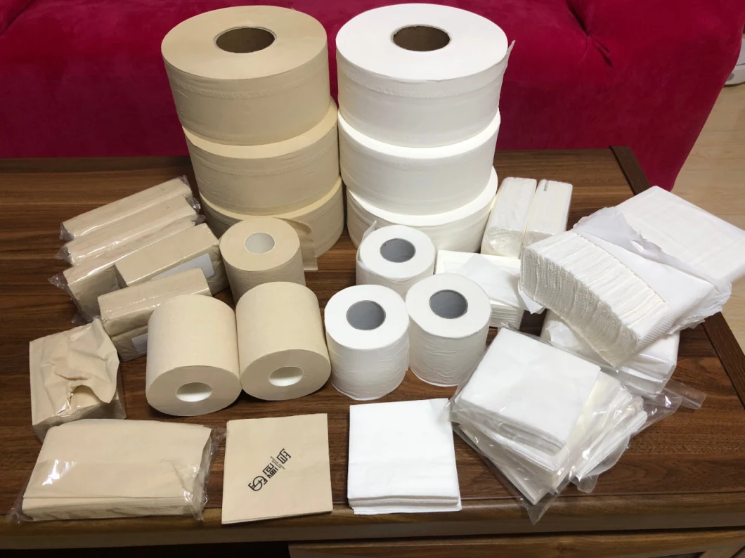 Bamboo Wood Pulp Eco-Friendly Skin Soft Toilet Paper Roll