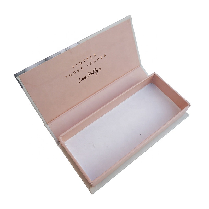 Wholesale Custom Logo Printed Empty Green Luxury Magnetic Paper Lashes Packaging Box