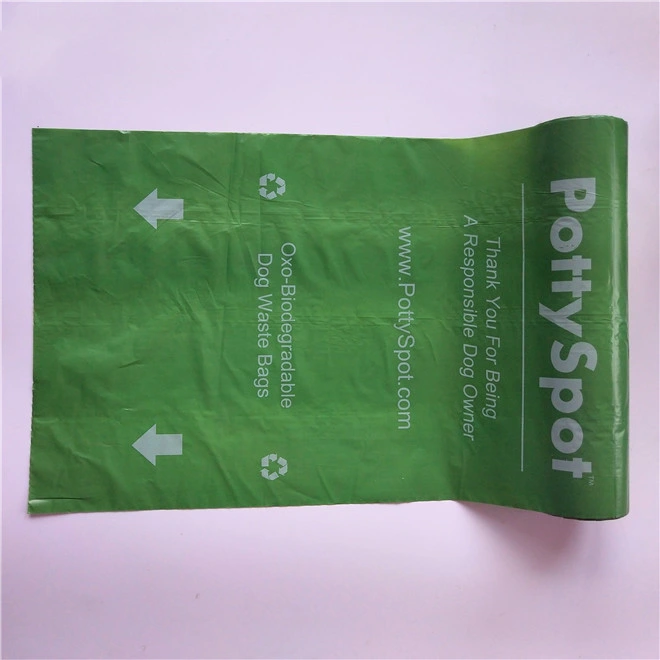Ok Compostable Bpi Approve 100% Biodegradable Compostable PLA Pbat Corn Starch Dog Poop Bag on Roll