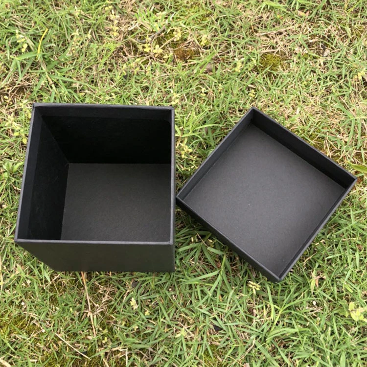 Black Kraft Paper Rectangular High-Grade Packing Box