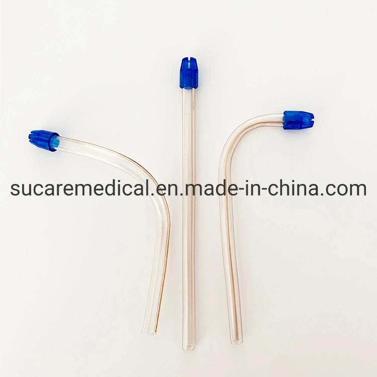 Disposable White/White Dental Soft Suction Tube/ Saliva Ejector