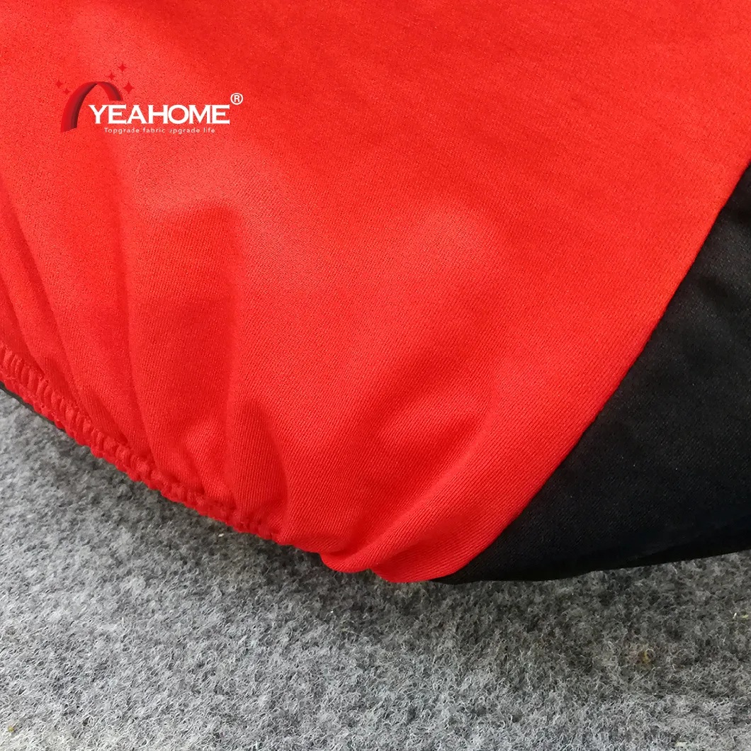 Super Soft Red Black Indoor Motorcycle Cover Dust-Proof Motorbike Cover