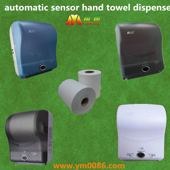 High-Tech Automatic Sensor Roll Paper Dispenser for Shopping Mall White/Blue/Grey /Black
