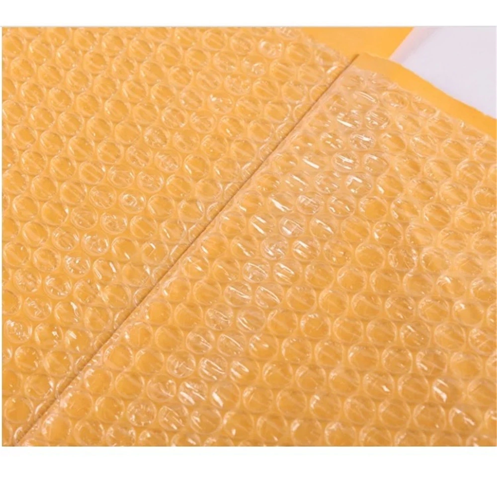 Recycled Durable Orange Kraft Paper Bubble Mailers Padded Envelopes