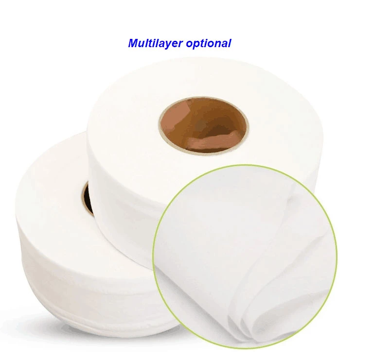100% Virgin Wood Pulp Tissue Comfortable Disposable Roll Toilet Tissue Paper