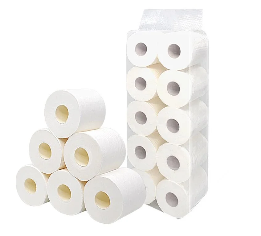 Wholesale Multilayer Soft Recycled Colored Biodegradable Tissu Toilet Paper Towel for Hotel