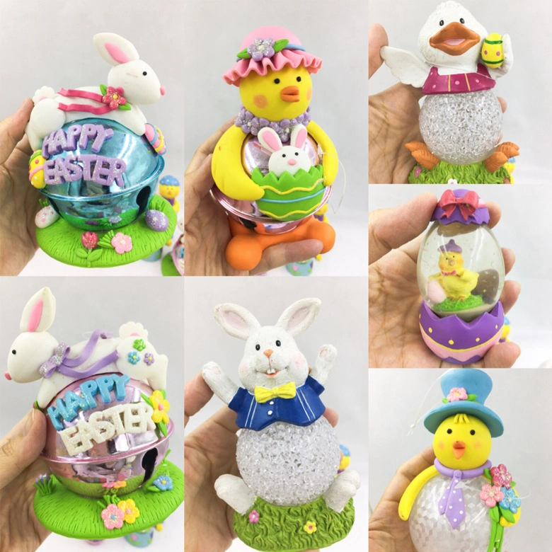 Spring Easter Animal Figurines for Easter Holiday and Home Decor