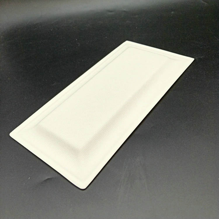 Biodegradable Sugarcane Pulp Rectangular Paper Tray