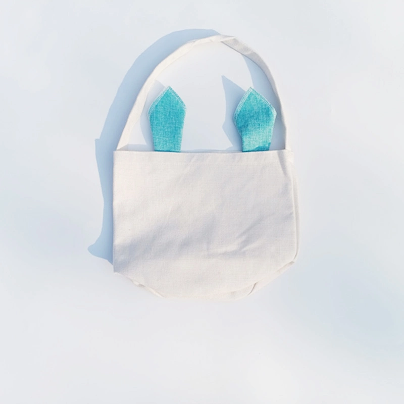 Sublimation Blanks Linen Easter Bunny Bag Personalized Easter Basket