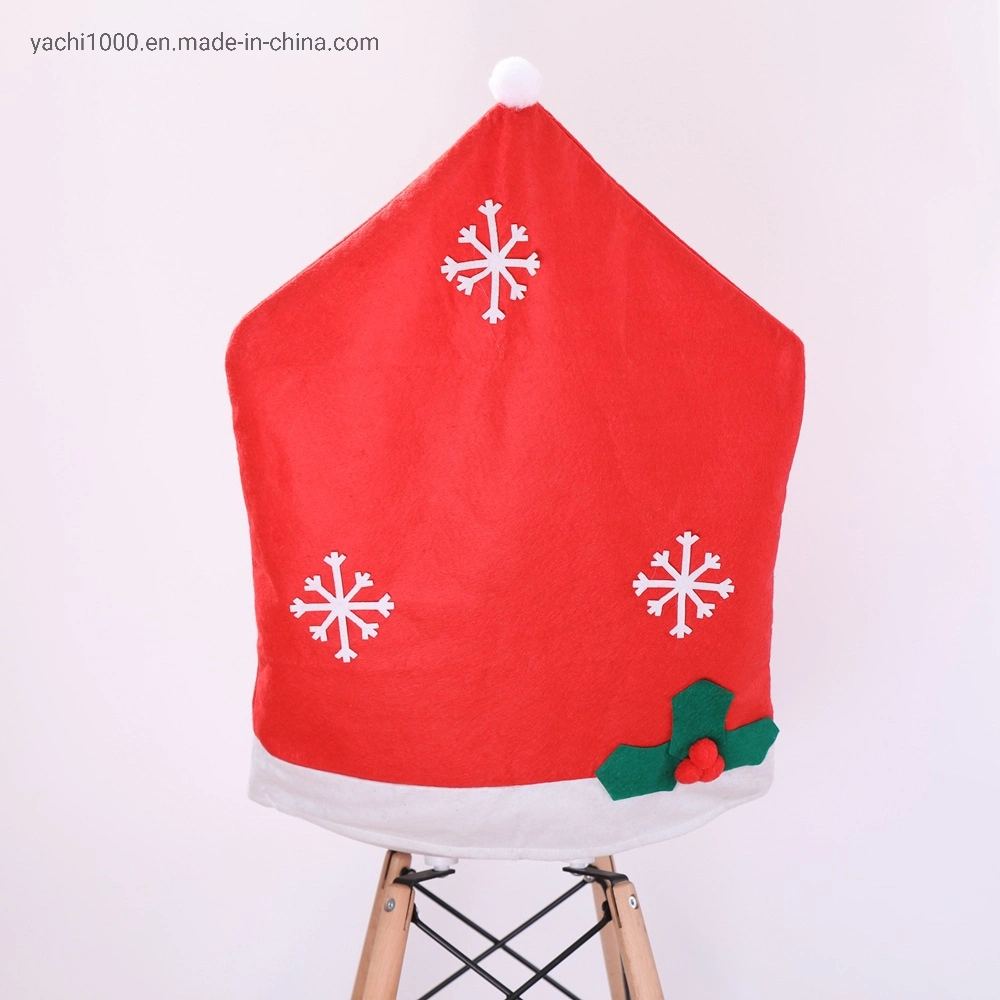 Wholesale Christmas Decoration Tablecloth Snowflake Chair Cover Christmas Ornaments