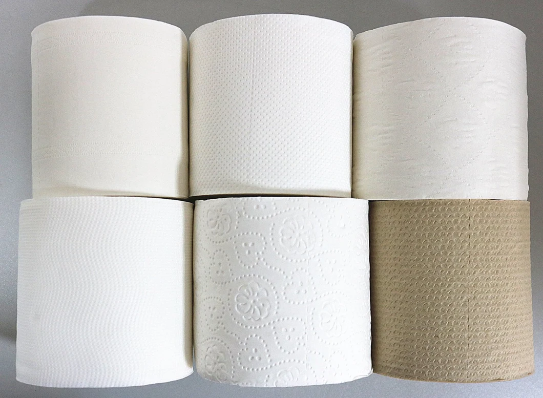Super Absorbent Soft 100% Virgin Recycle Bamboo Hygenic Toilet Paper Roll
