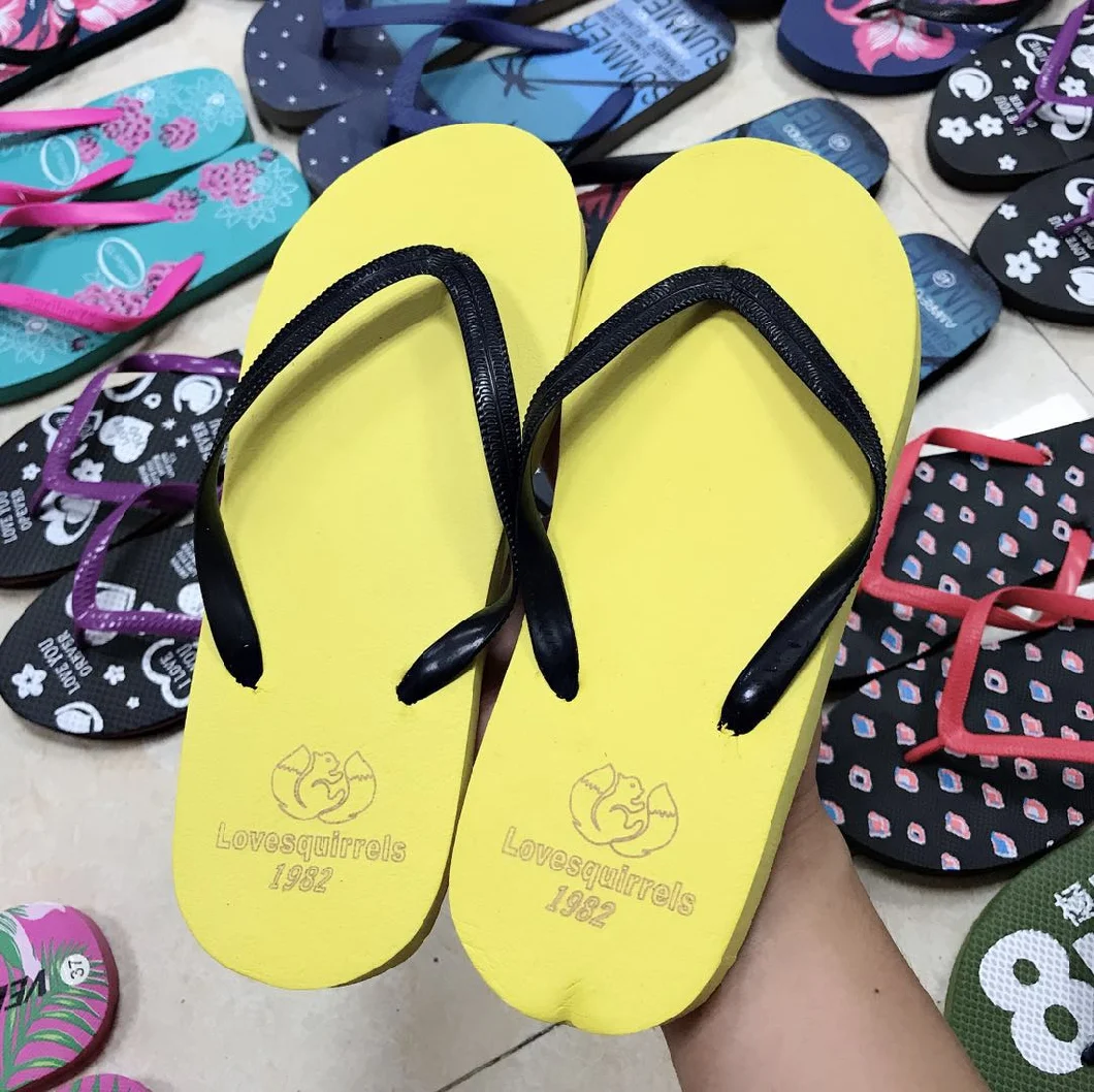 Mix Color Mix Design Adults Sandals Stock Slippers Fashion Beach Flip Flops Stock (FF20925-3)