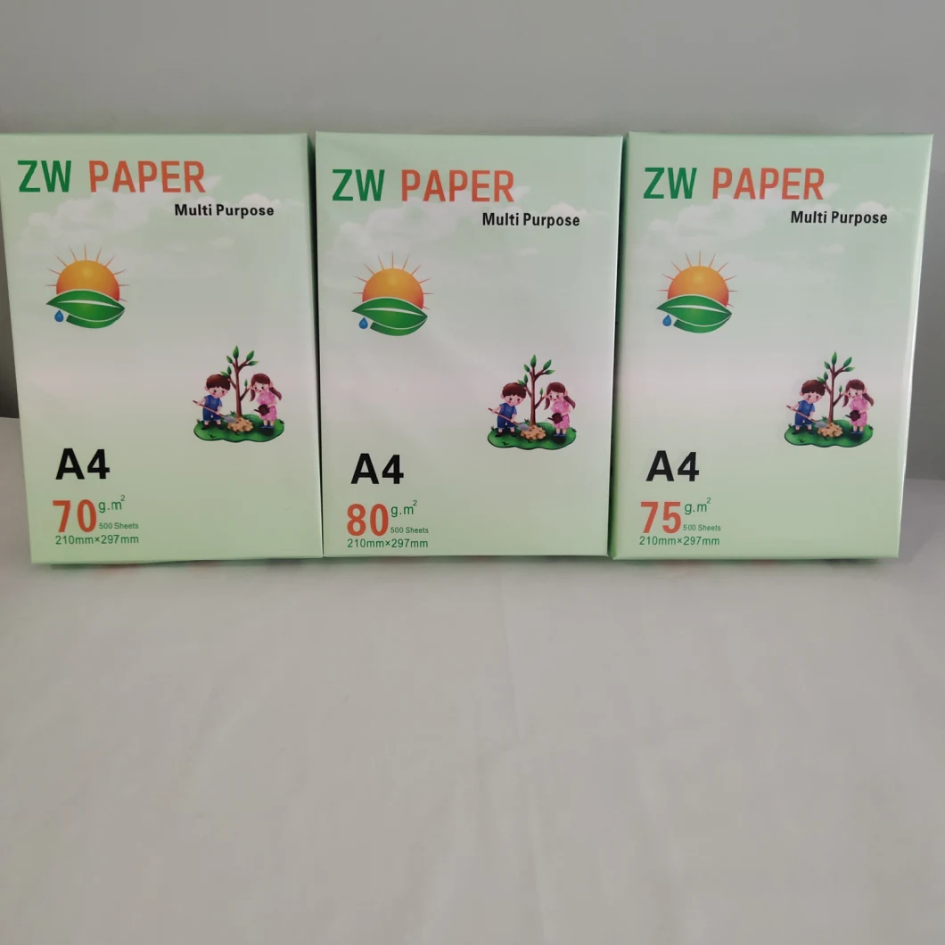 High Brightness Good Quality A4 Paper Office Printing 80GSM Paper
