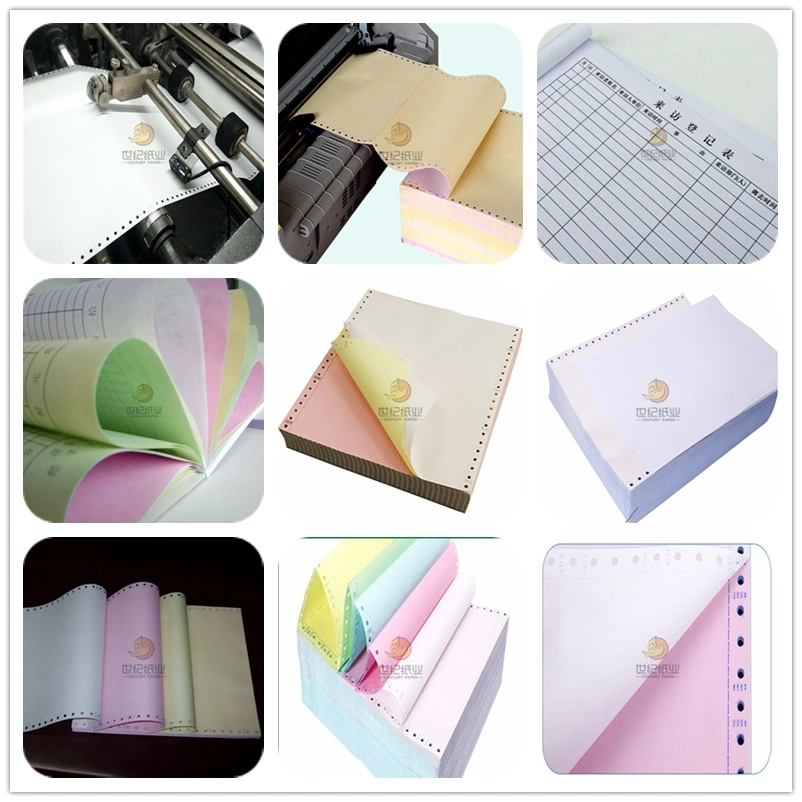 Jumbo Roll Pink Yellow Blue Paper NCR Paper