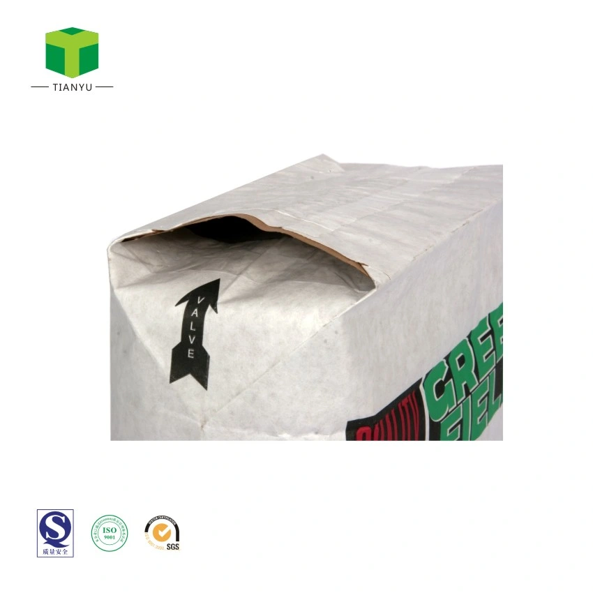 Industrial Usage Nice Printing Multiwall Mortar Paper Bag Kraft Paper Valve Bag Paper Packing