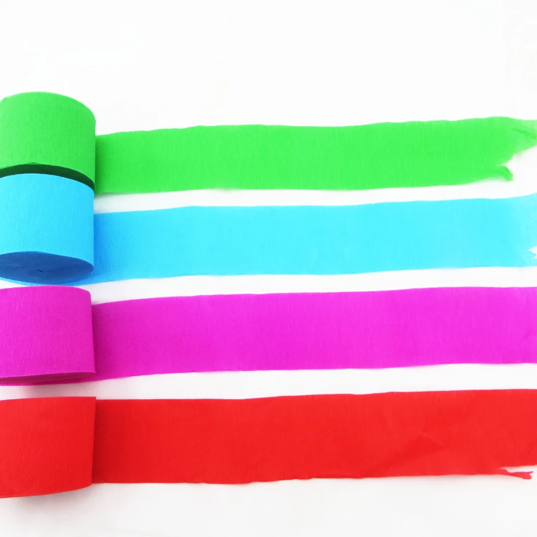 Wholesale Quick Shipping Purple Crepe Paper Streamer for Parties