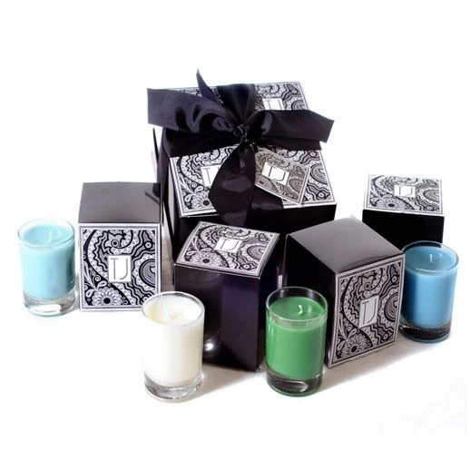 Beautiful Square Folding Candle Paper Packing Box