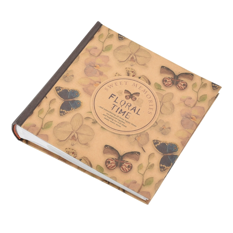 Floral Time Paper Photo Album with 160g Paper